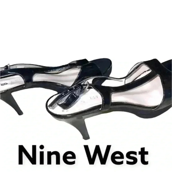 NINE WEST STRAPPY HEELS - Picture 1 of 6